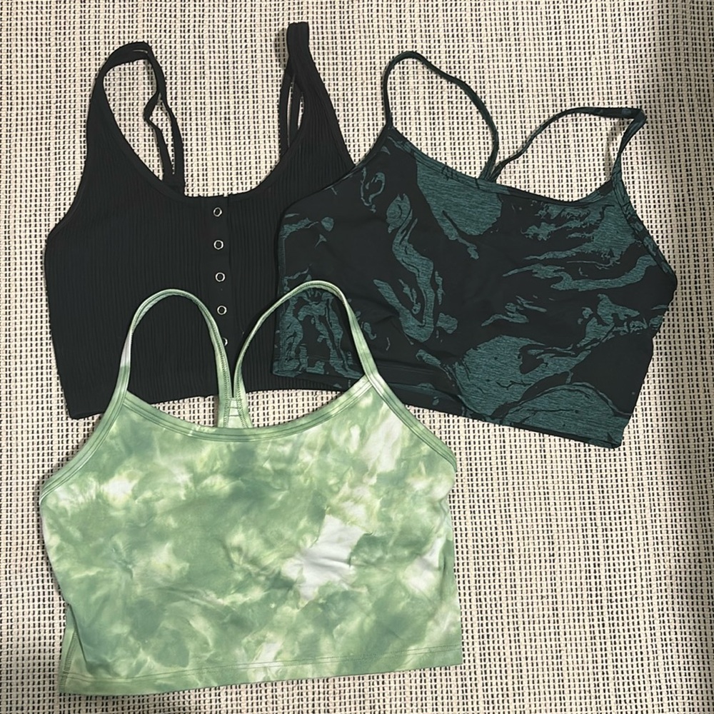 Aerie Sports Bras 3 Size Large